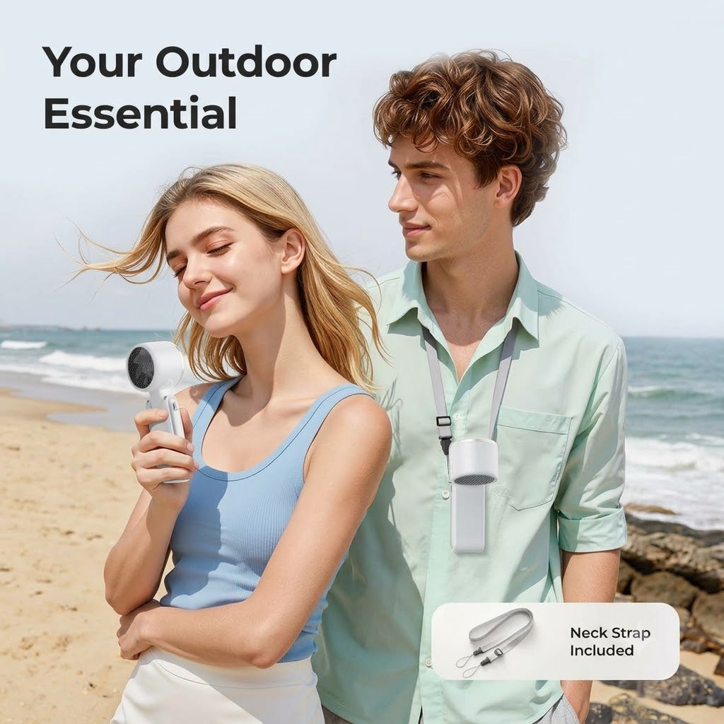 Handheld Portable AC Fan.