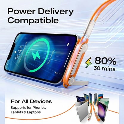 Type-C Fast Charging Cable With Detachable Stand VIP