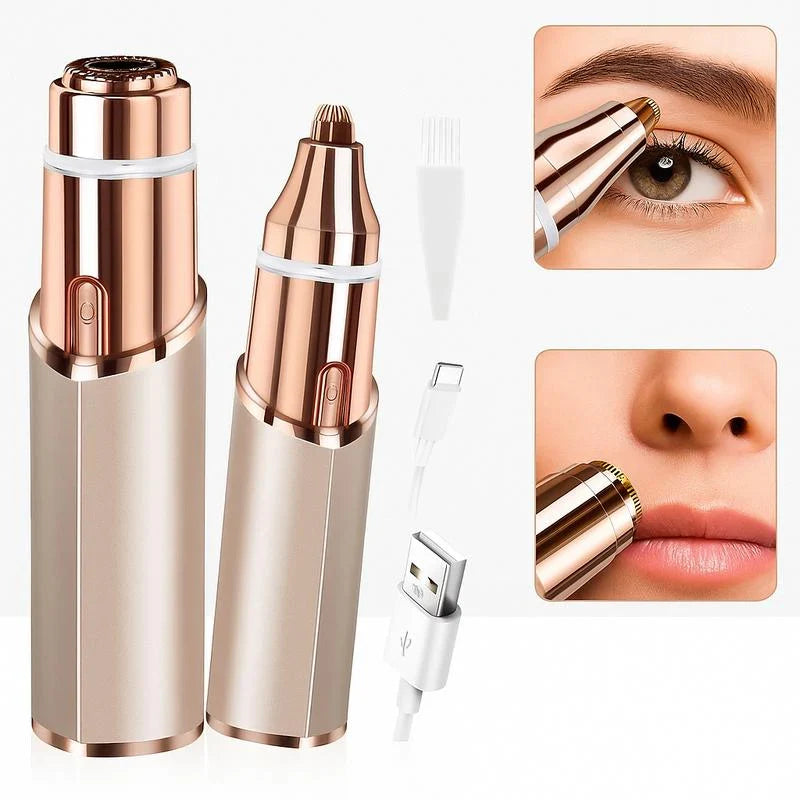 2-in-1 Facial Hair Remover & Nose Trimmer.