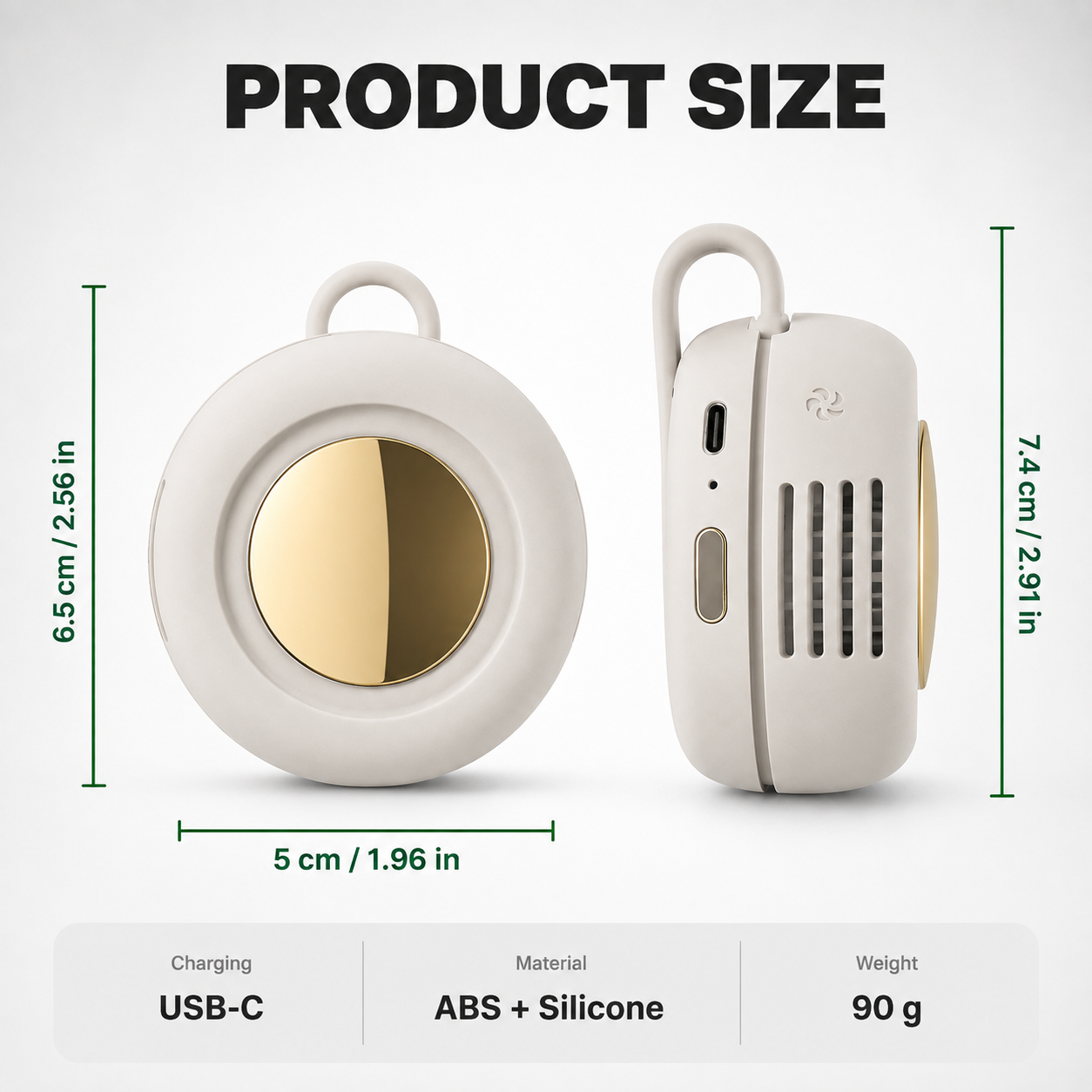Portable Clip-On AC Fan