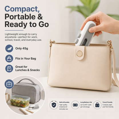 Rechargeable 2-in-1 Bag Sealer & Opener VIP