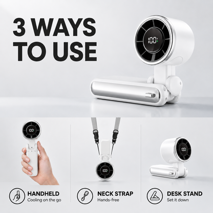 Handheld Portable AC Fan.