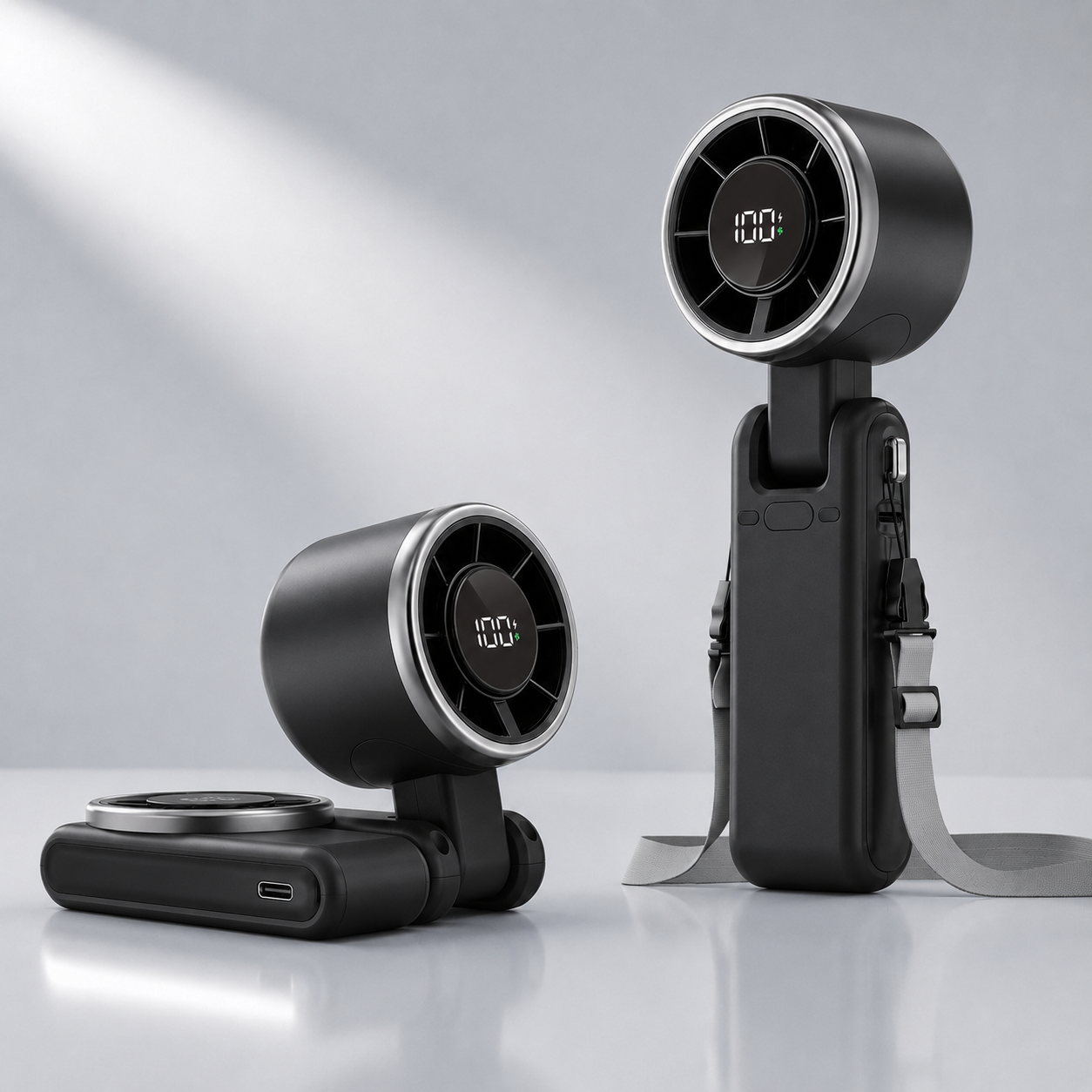 Handheld Portable AC Fan.