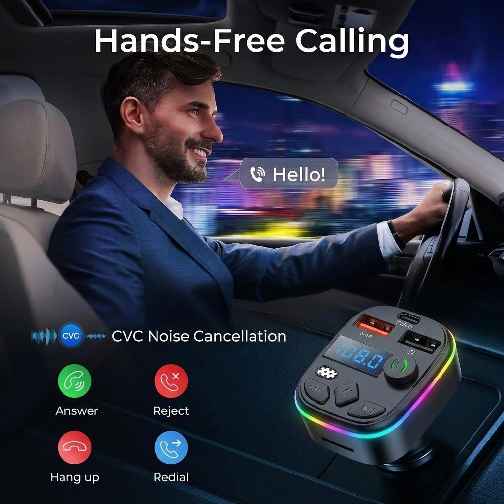 Bluetooth Car Smart Adapter | Upgraded Design VIP