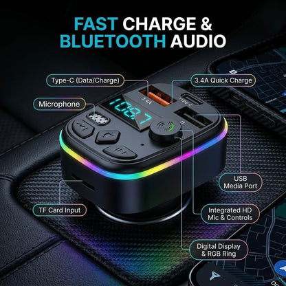 Bluetooth Car Smart Adapter | Upgraded Design VIP