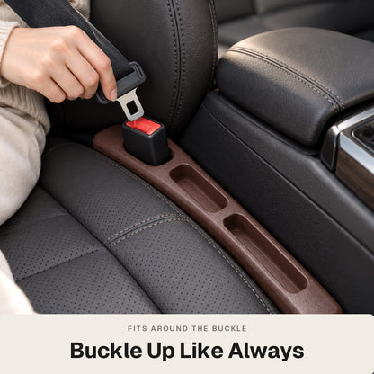 Car Seat Gap Filler Organizer 2 Pack (Left + Right)