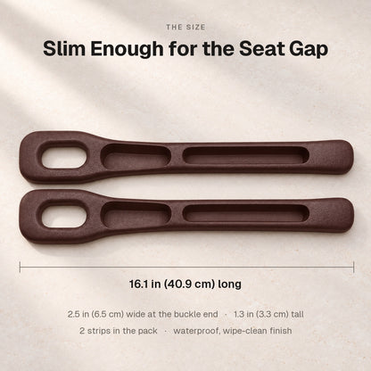 Car Seat Gap Filler Organizer 2 Pack (Left + Right)