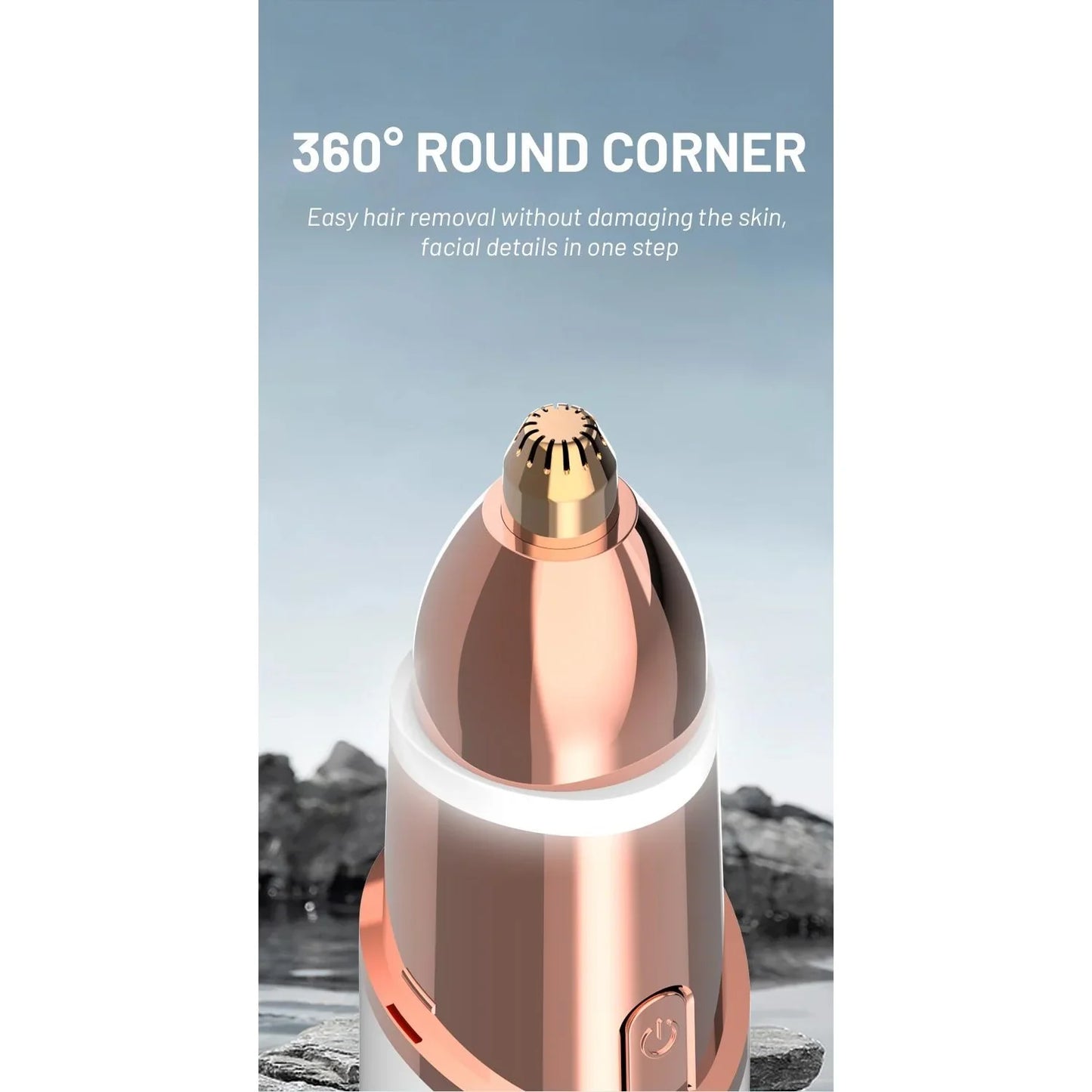 2-in-1 Facial Hair Remover & Nose Trimmer.