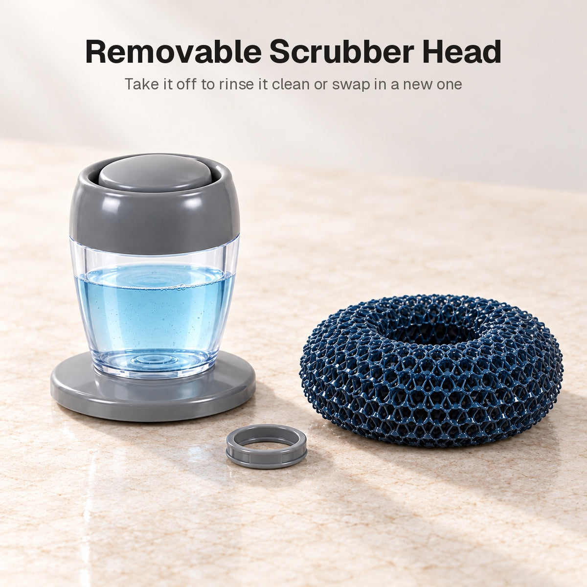 Soap Dispensing Pot Scrubber