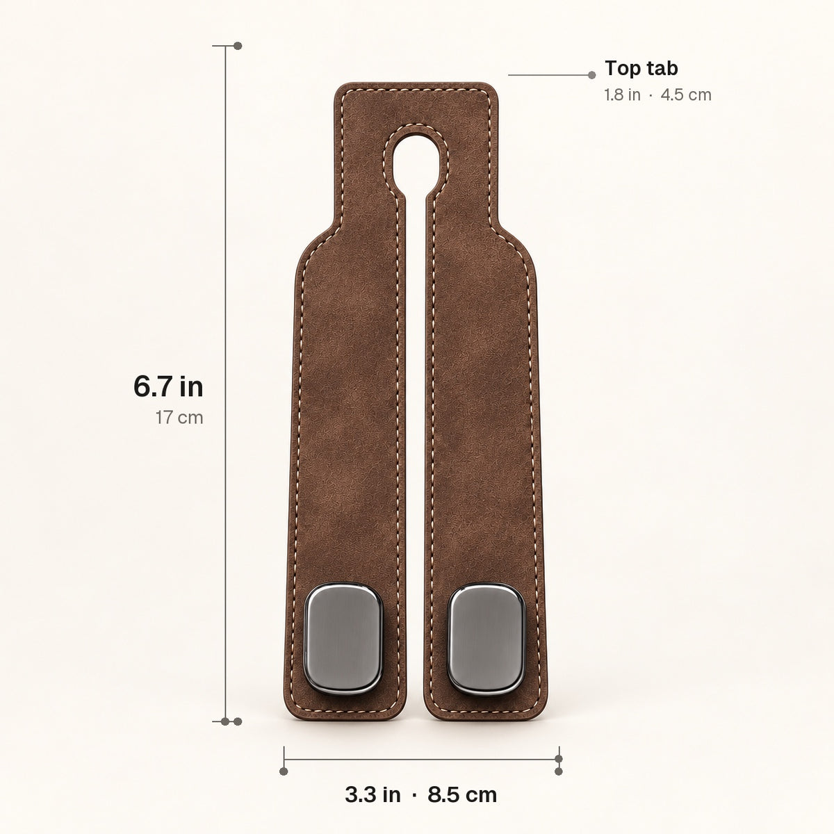 Dual-Hook Car Seat Back Organizer