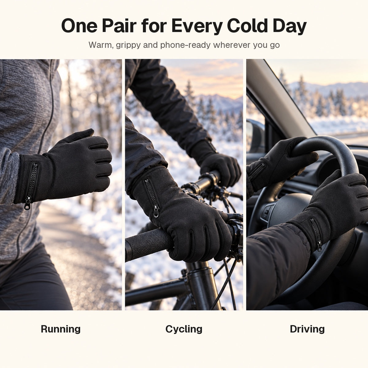 Winter Touch Screen Sports Gloves